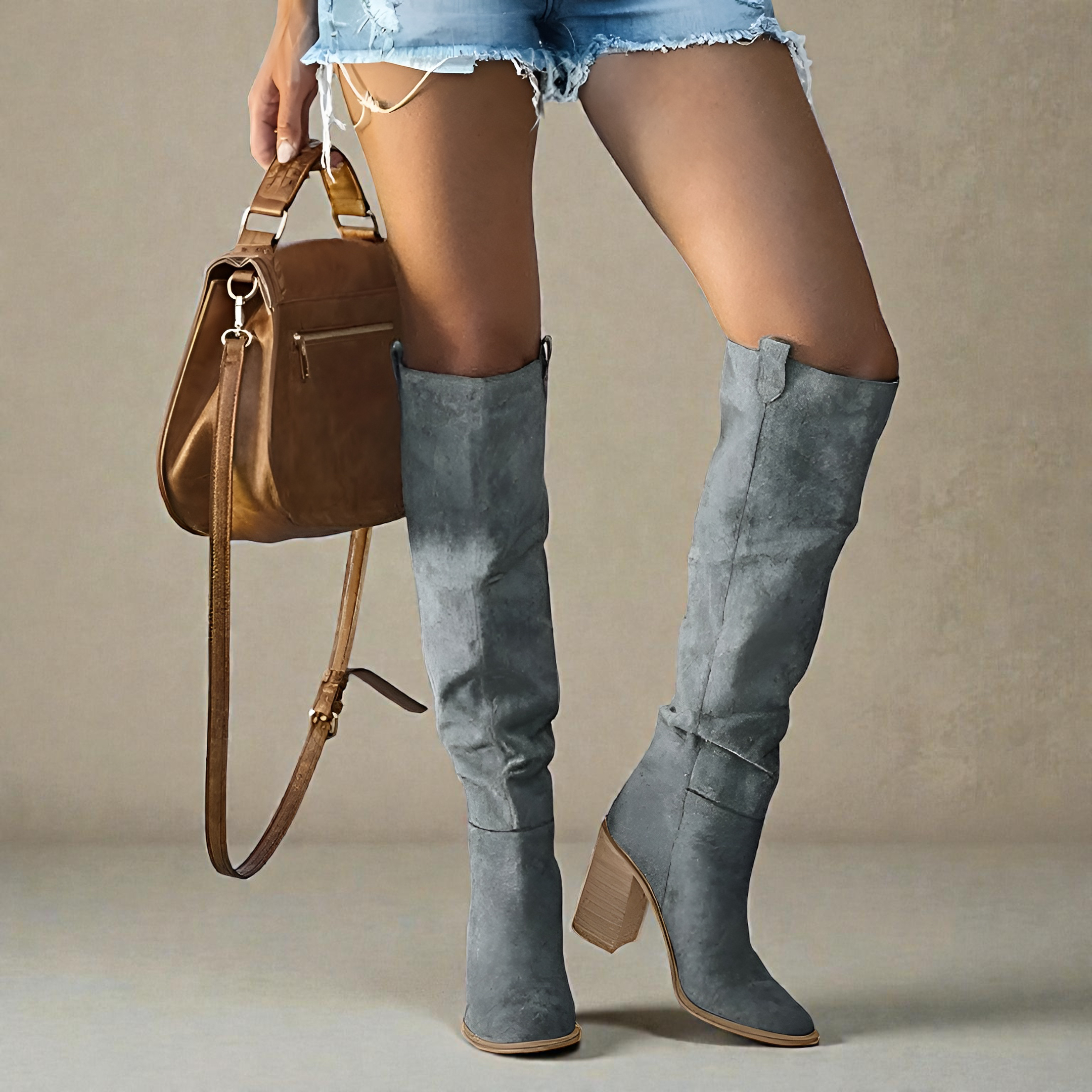 Women's Knee-High Orthopedic Boots | Cushioned | Casual Footwear
