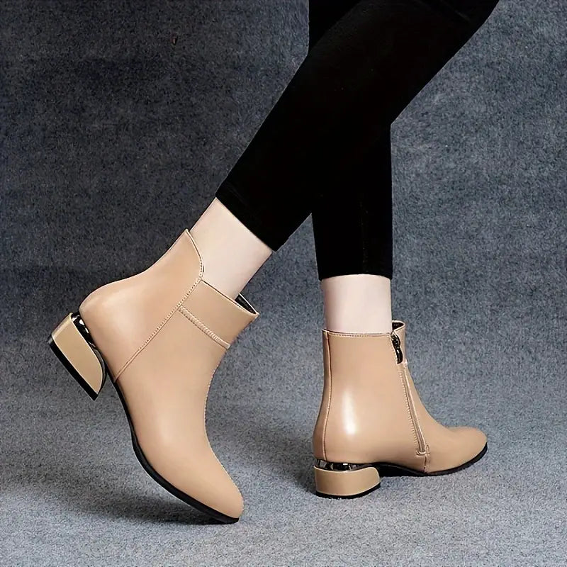 Women's Ankle Boots with Chunky Heel | Casual Footwear