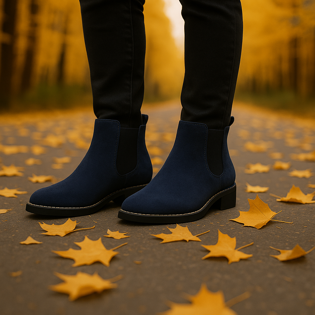 Men's Chelsea Boots Suede Slip-On Casual Footwear