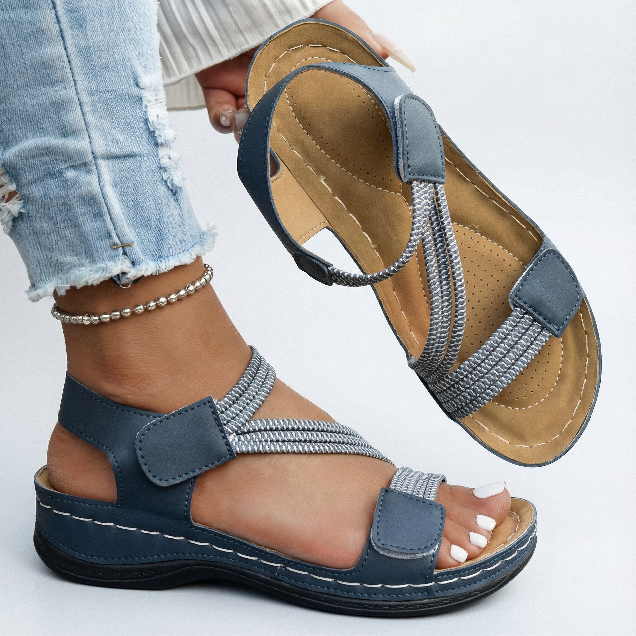 Women's Orthopedic Sandal | Adjustable Strap | Casual Footwear