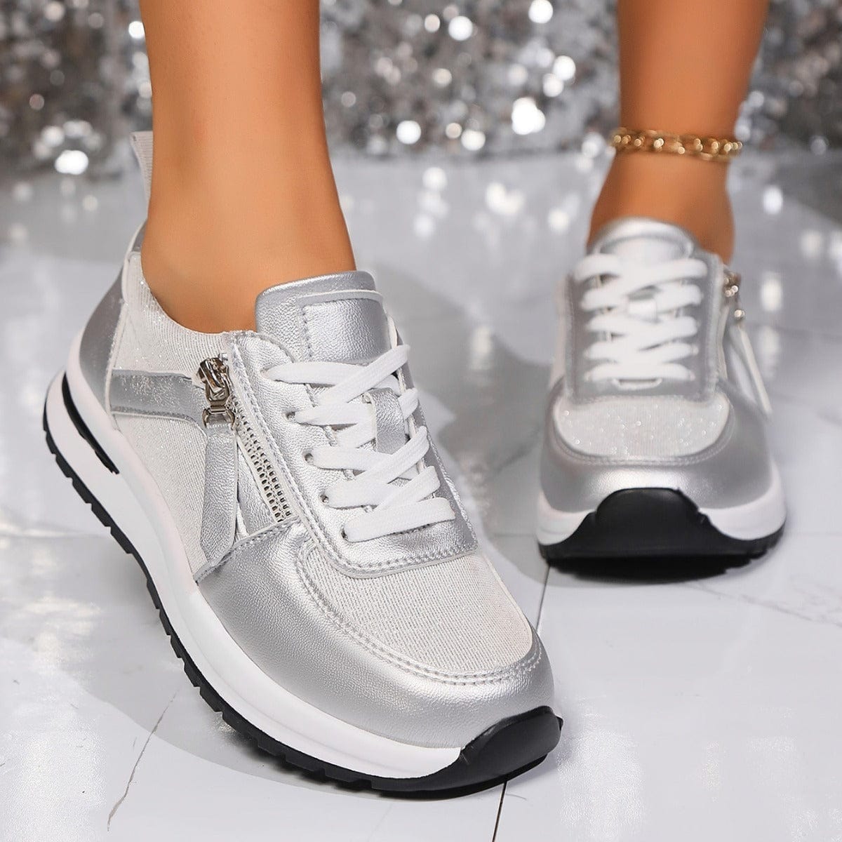 Orthopedic Sparkle Sneaker