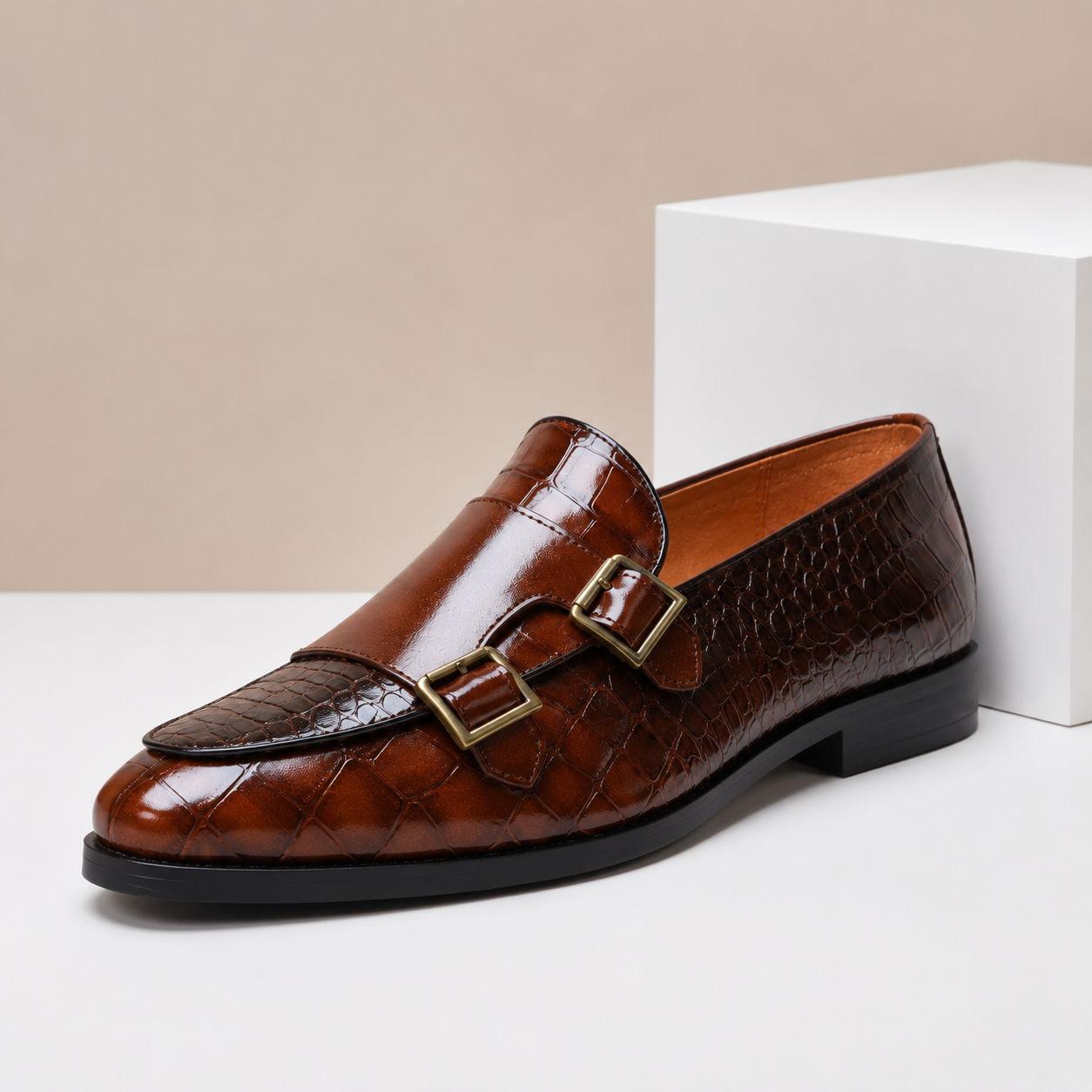 Men's Loafers Slip-On Casual Shoes Genuine Leather