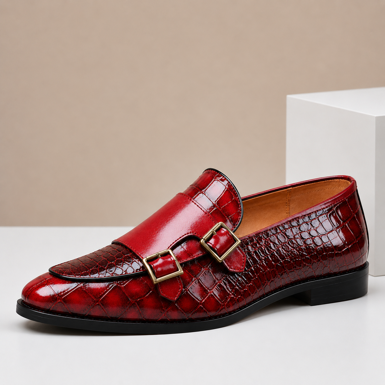 Men's Loafers Slip-On Casual Shoes Genuine Leather