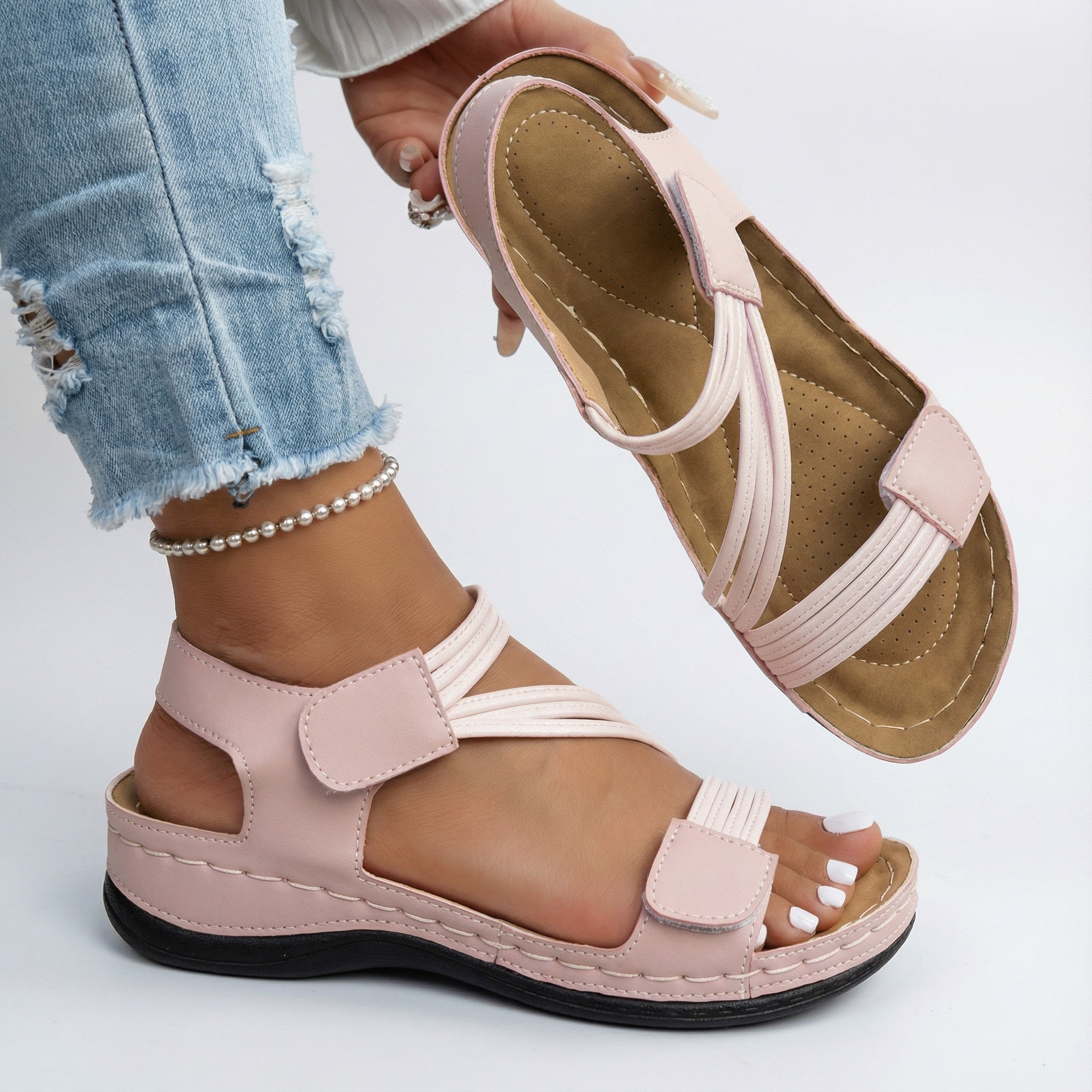 Women's Orthopedic Sandal | Adjustable Strap | Casual Footwear