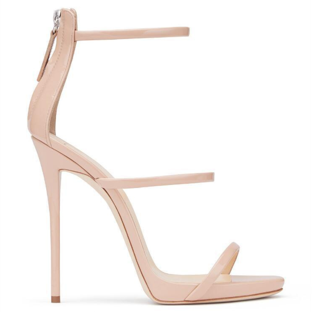 Strappy Stiletto Heels – Sleek High-Rise Evening Sandals for Confident Statement Style