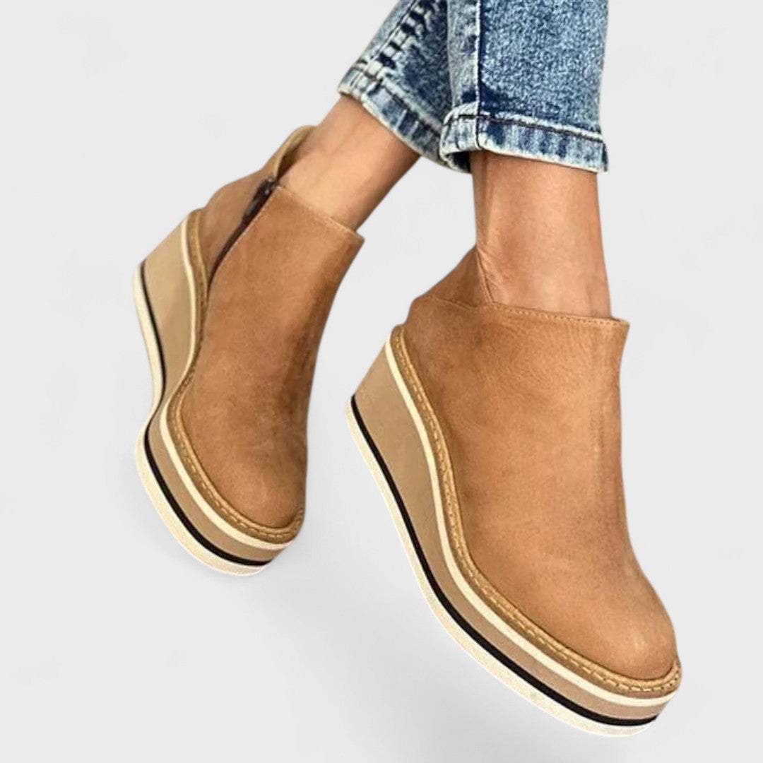 Women's Waterproof Ankle Boots | Platform | Round Toe | Casual Footwear