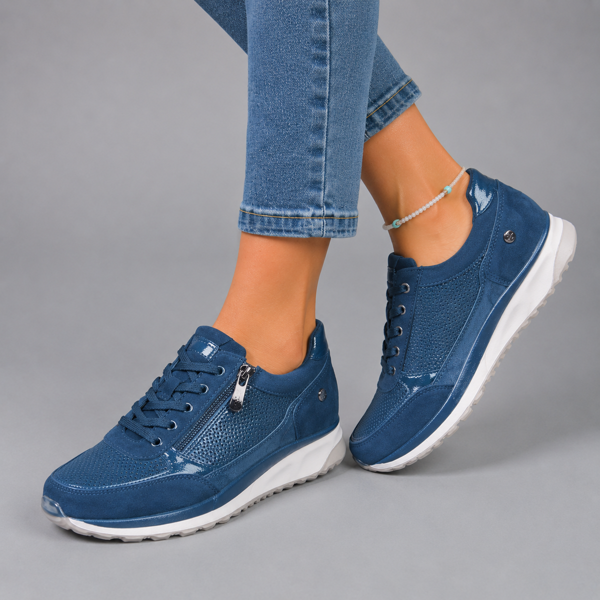 Fiona | Zip-Up Orthopedic Sneakers