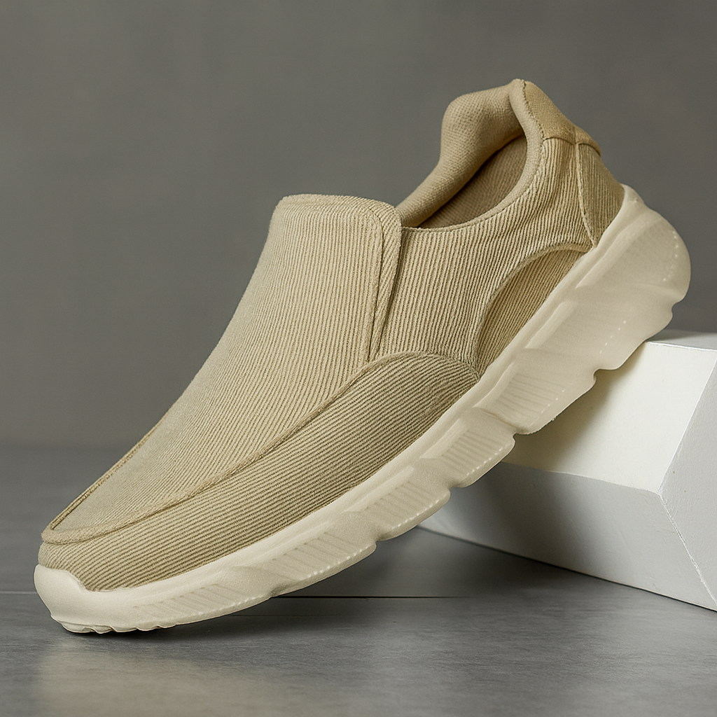 Men's Slip-On Canvas Sneakers | Orthopedic Design | Casual Wear