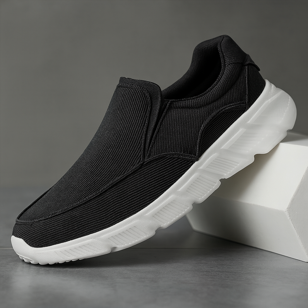 Men's Slip-On Canvas Sneakers | Orthopedic Design | Casual Wear
