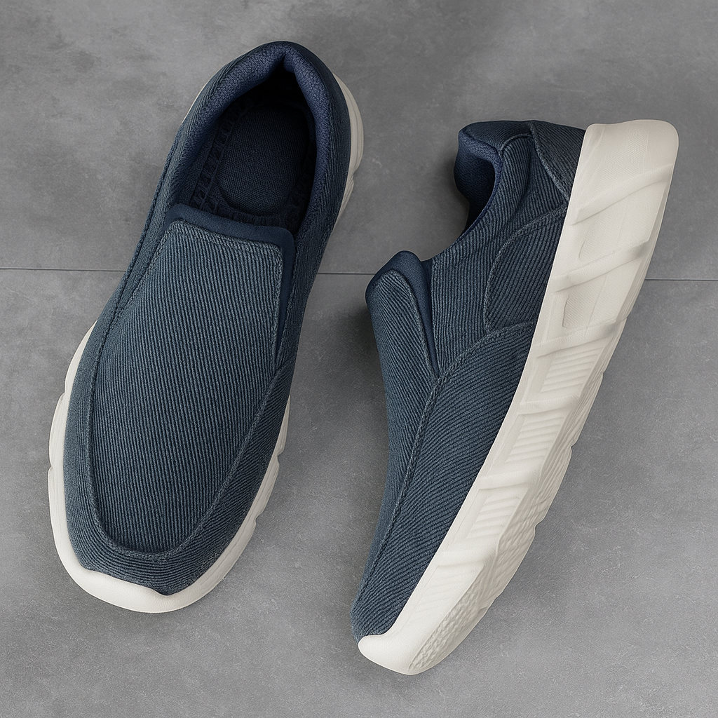 Men's Slip-On Canvas Sneakers | Orthopedic Design | Casual Wear