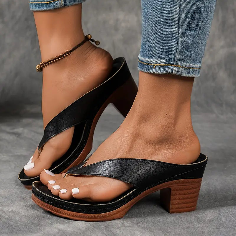 Women's Heeled Sandals | Premium Comfort Design | Slip-On | Casual Footwear