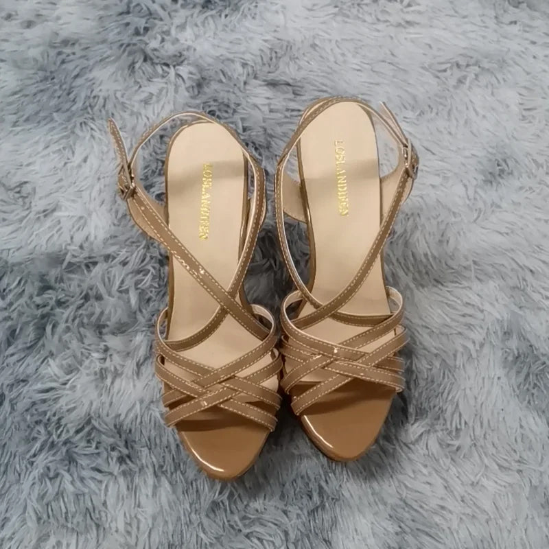 Kayla - Women’s Strappy Platform Stiletto Heels