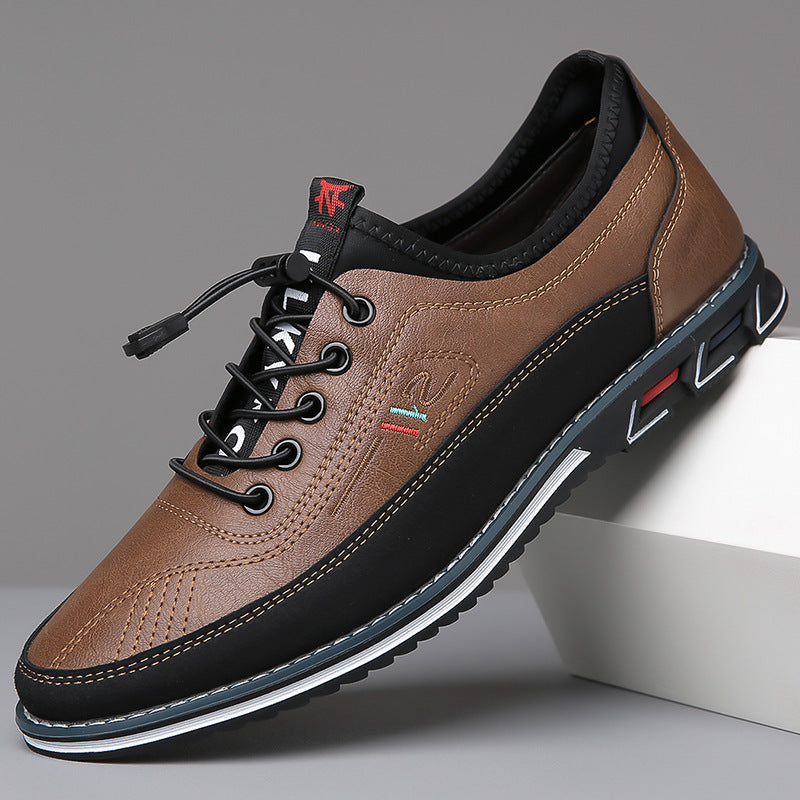 Men's Leather Sneakers Casual Lightweight Stylish