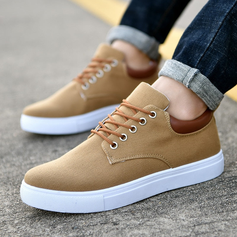 Men's Canvas Sneakers Stylish Comfort Casual Athletic Wear