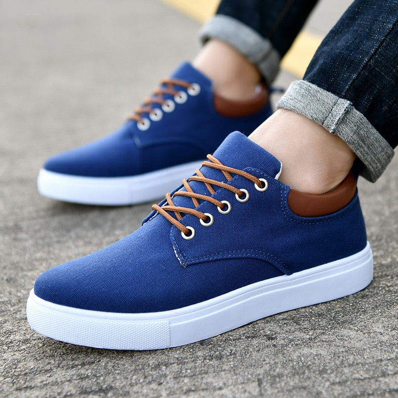 Men's Canvas Sneakers Stylish Comfort Casual Athletic Wear