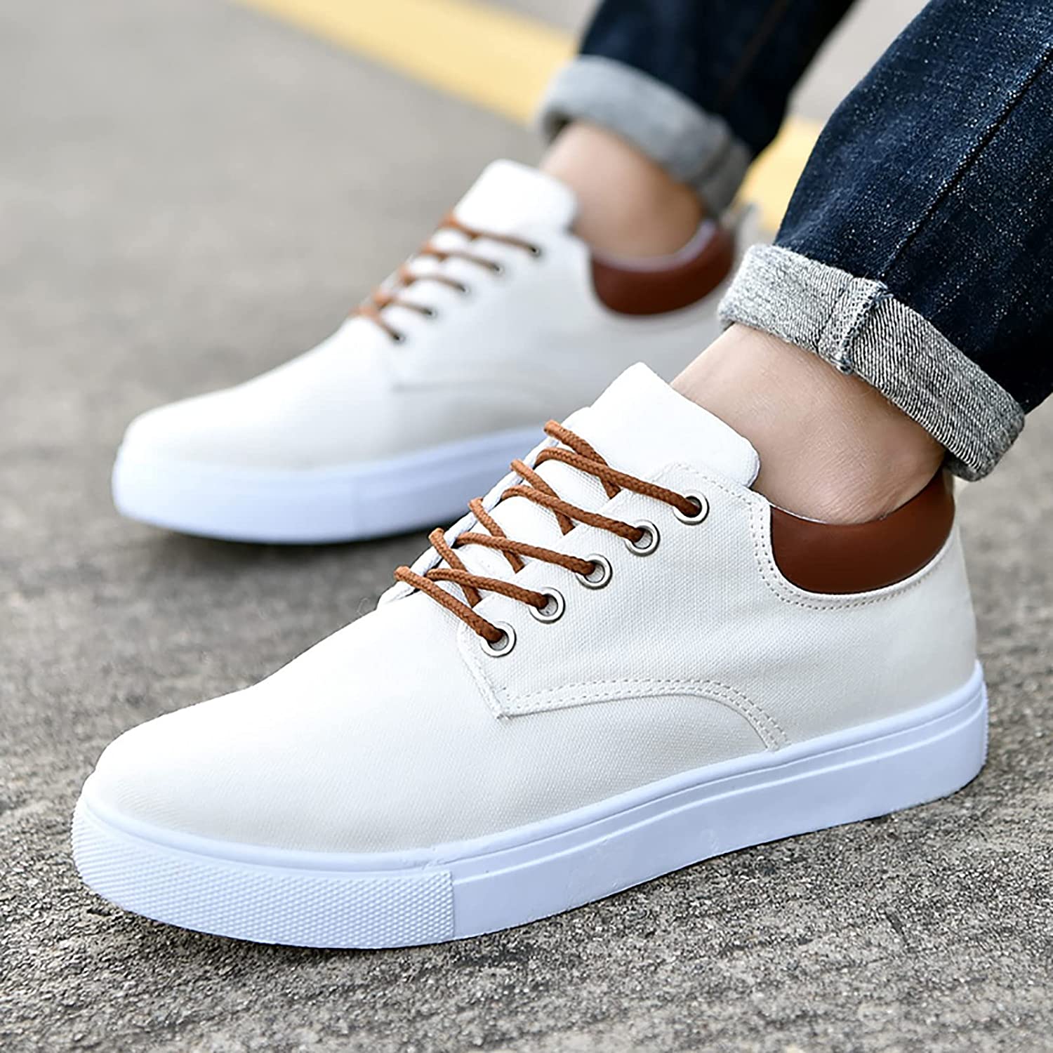 Men's Canvas Sneakers Stylish Comfort Casual Athletic Wear