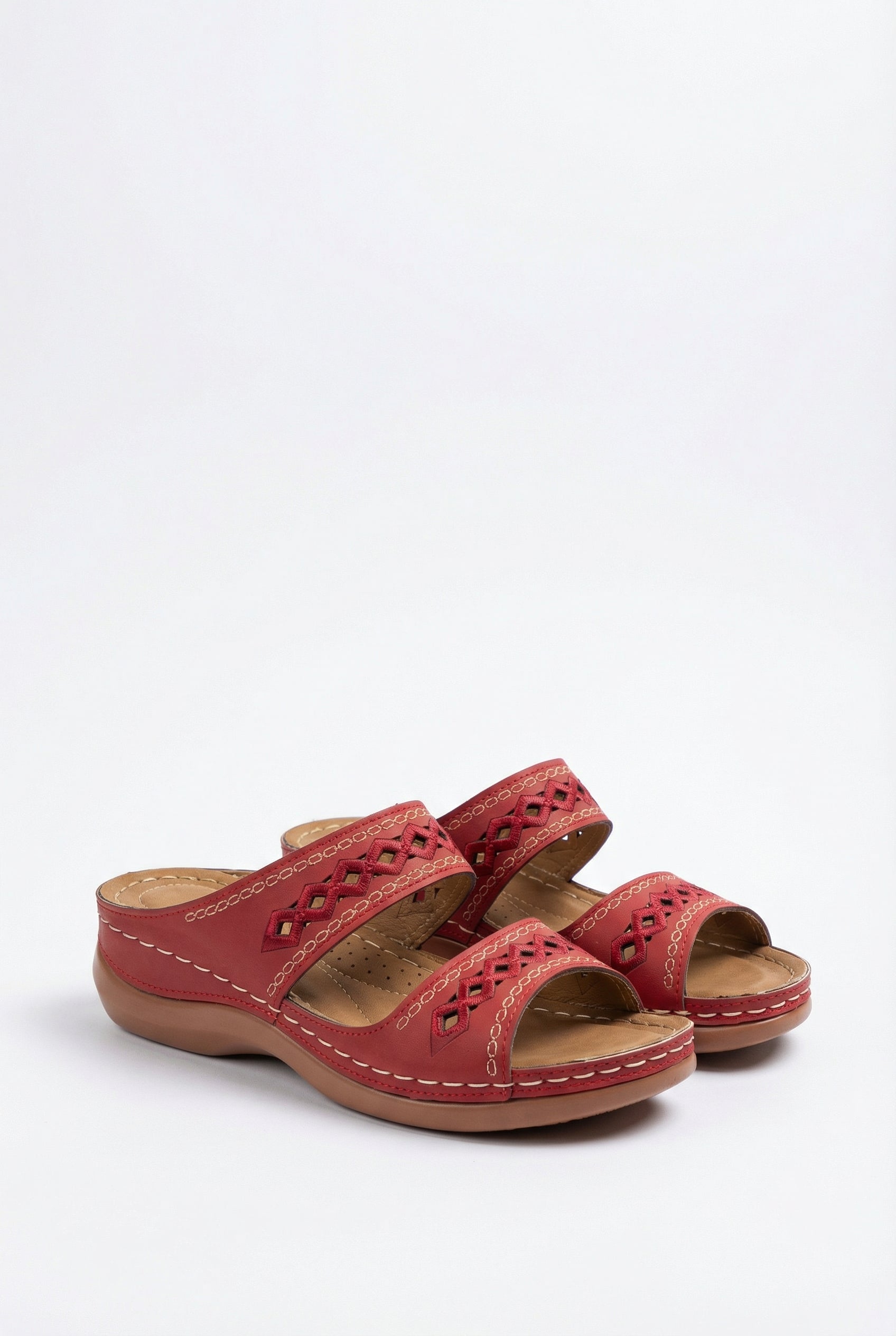 Women's Casual Sandals Adjustable Strap Breathable Vegan Leather