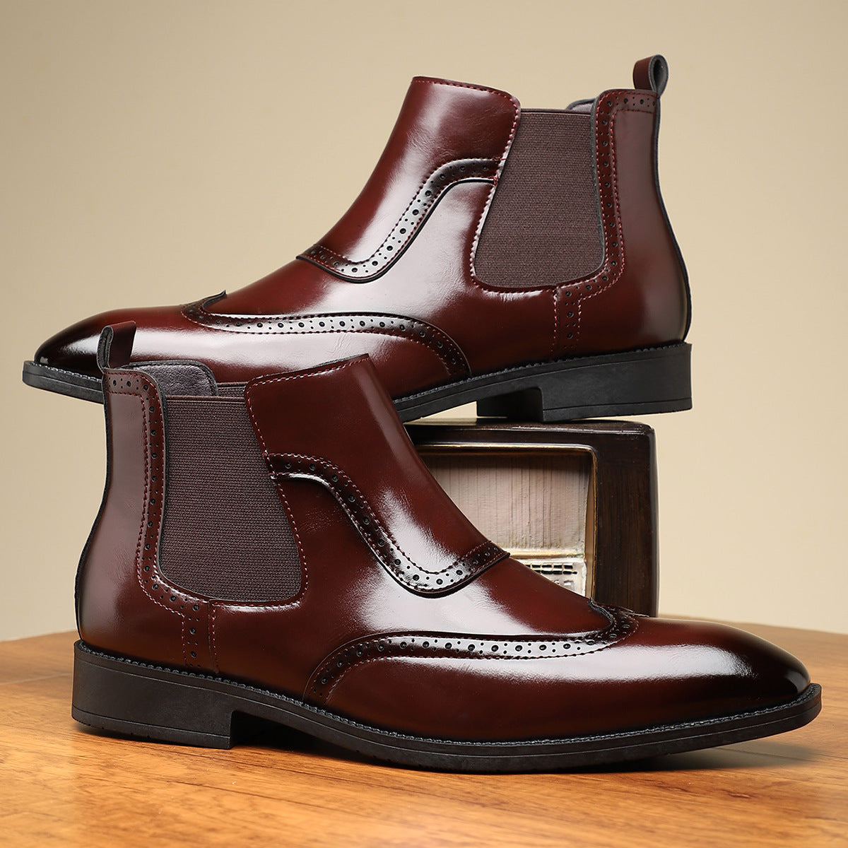 Men's Genuine Leather Boots | Classic Design | Casual Footwear