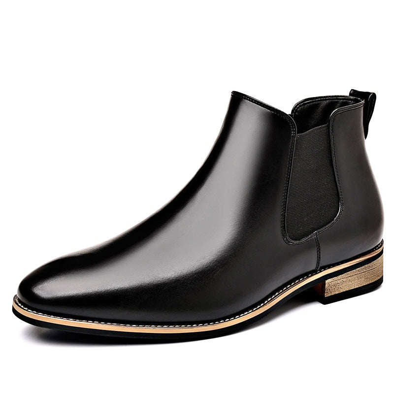 Men's Leather Boots with Lace-Up Closure | Casual Footwear