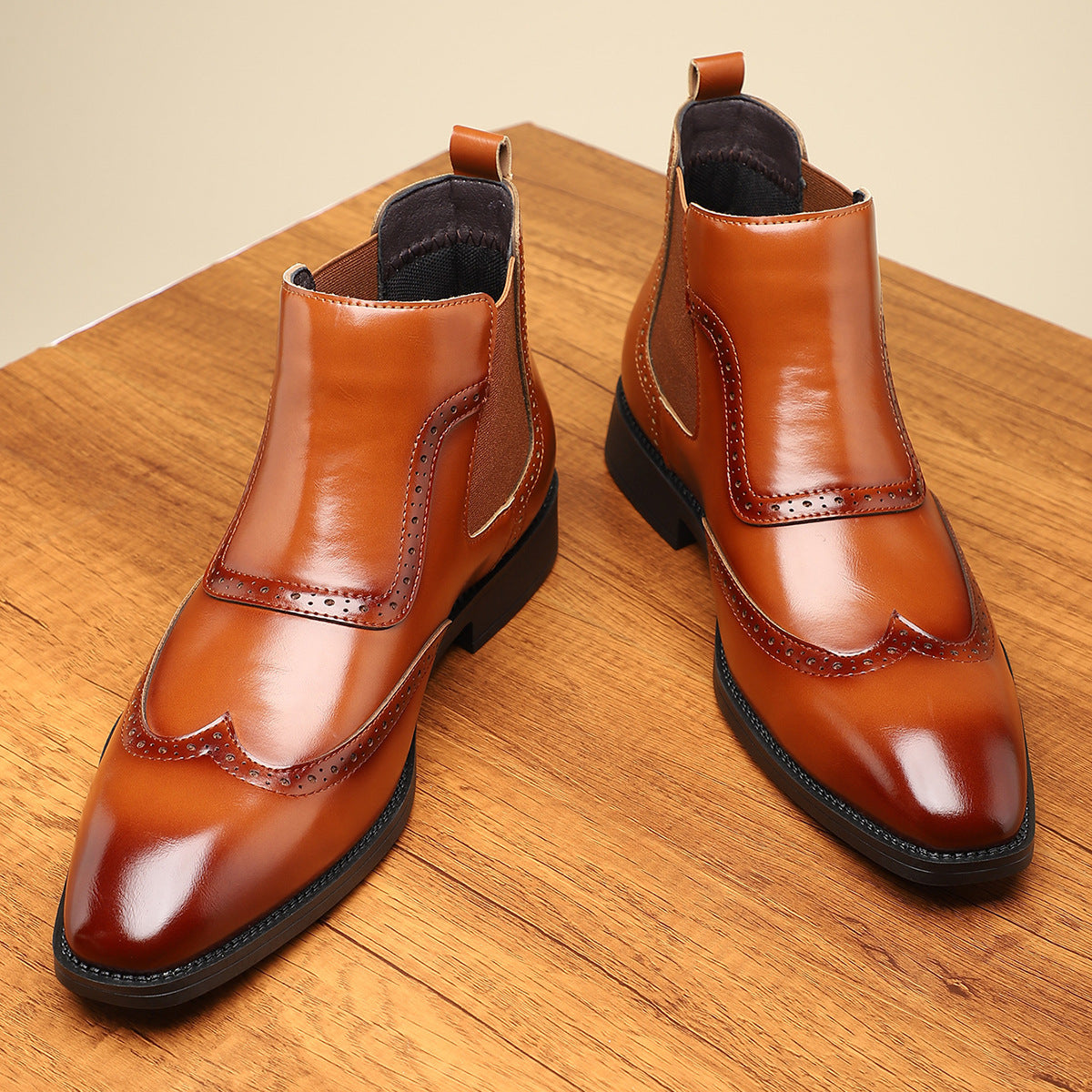Men's Genuine Leather Boots | Classic Design | Casual Footwear
