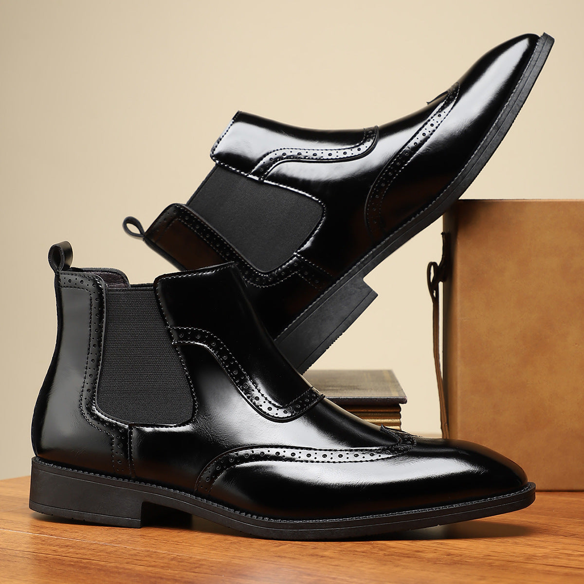 Men's Genuine Leather Boots | Classic Design | Casual Footwear