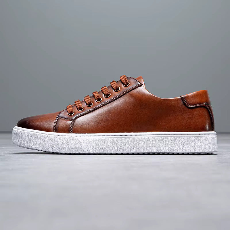 Men's Sneakers Genuine Leather Casual Footwear