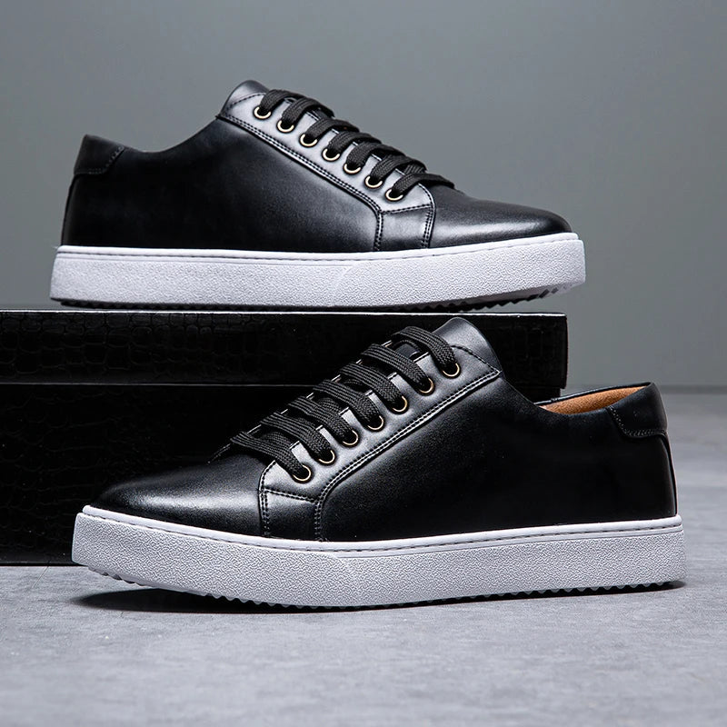 Men's Sneakers Genuine Leather Casual Footwear
