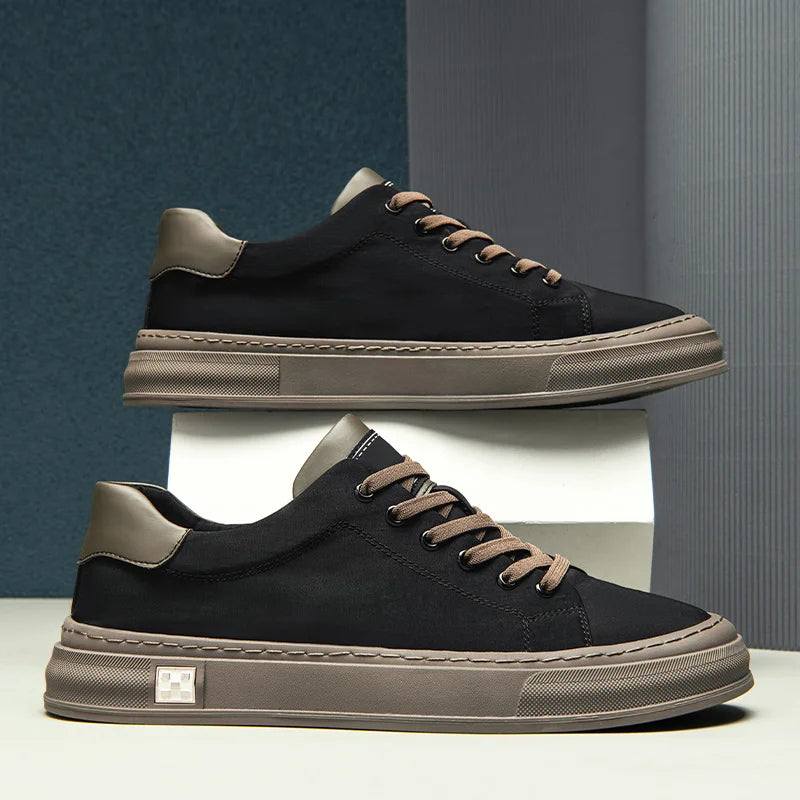 Men's Canvas Sneakers Casual Lightweight Slip-On Shoes