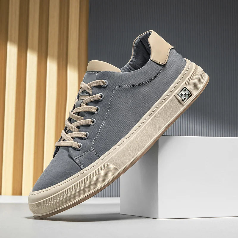Men's Canvas Sneakers Casual Lightweight Slip-On Shoes