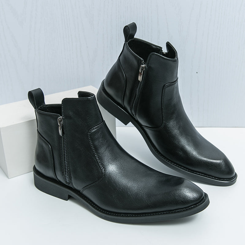 Men's Leather Boots | Casual Design | Genuine Leather | Everyday Footwear