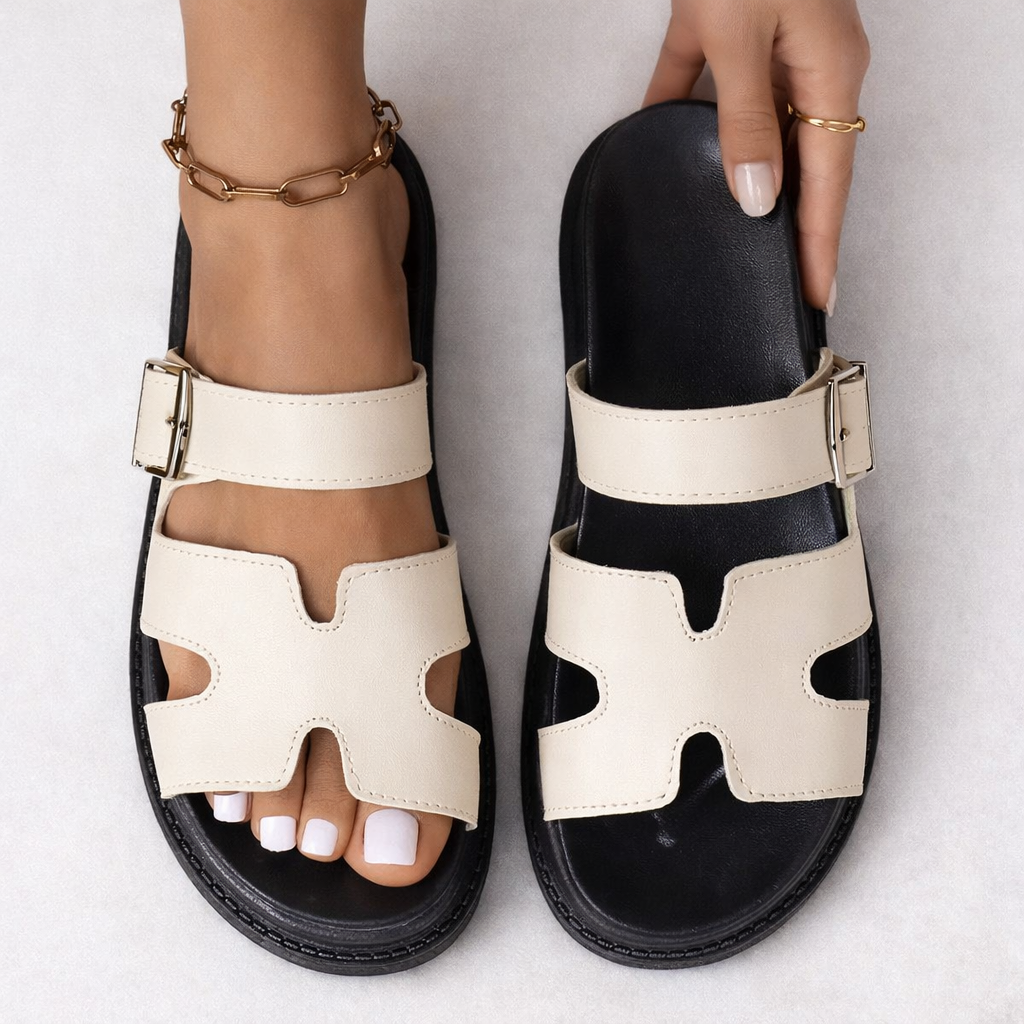 Women's Strappy Sandals Non-Slip Casual Outdoor Footwear