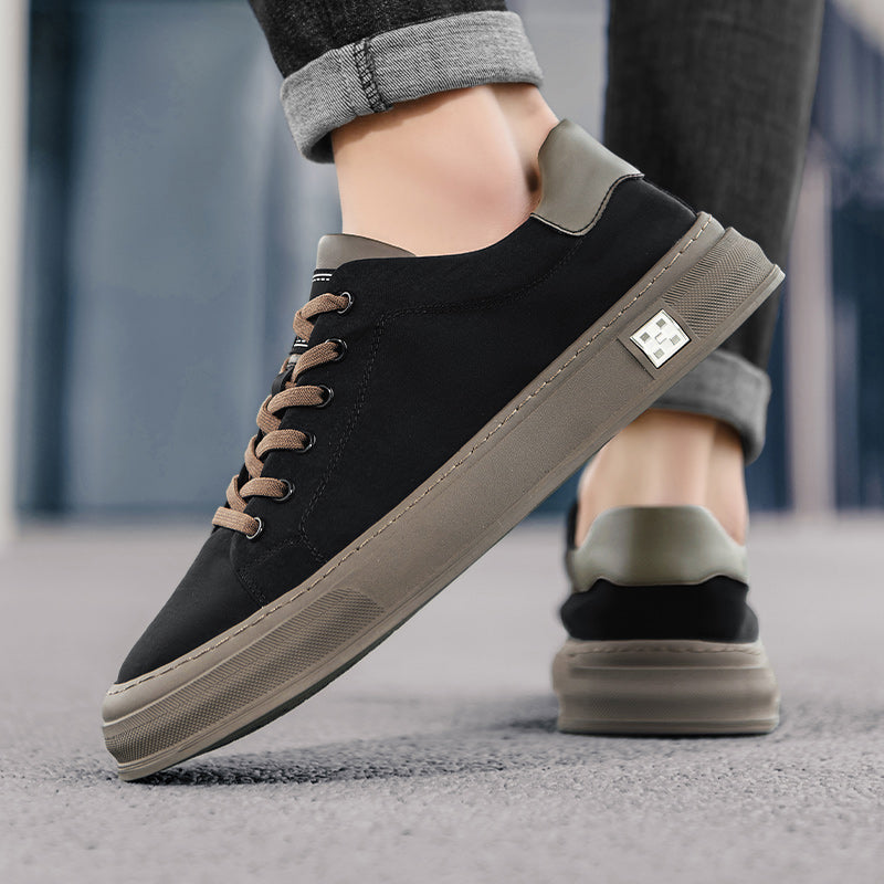 Men's Canvas Sneakers Casual Lightweight Slip-On Shoes
