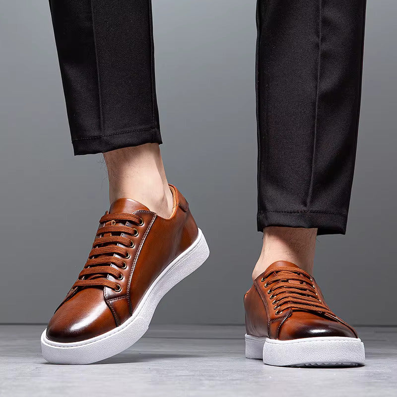 Men's Sneakers Genuine Leather Casual Footwear