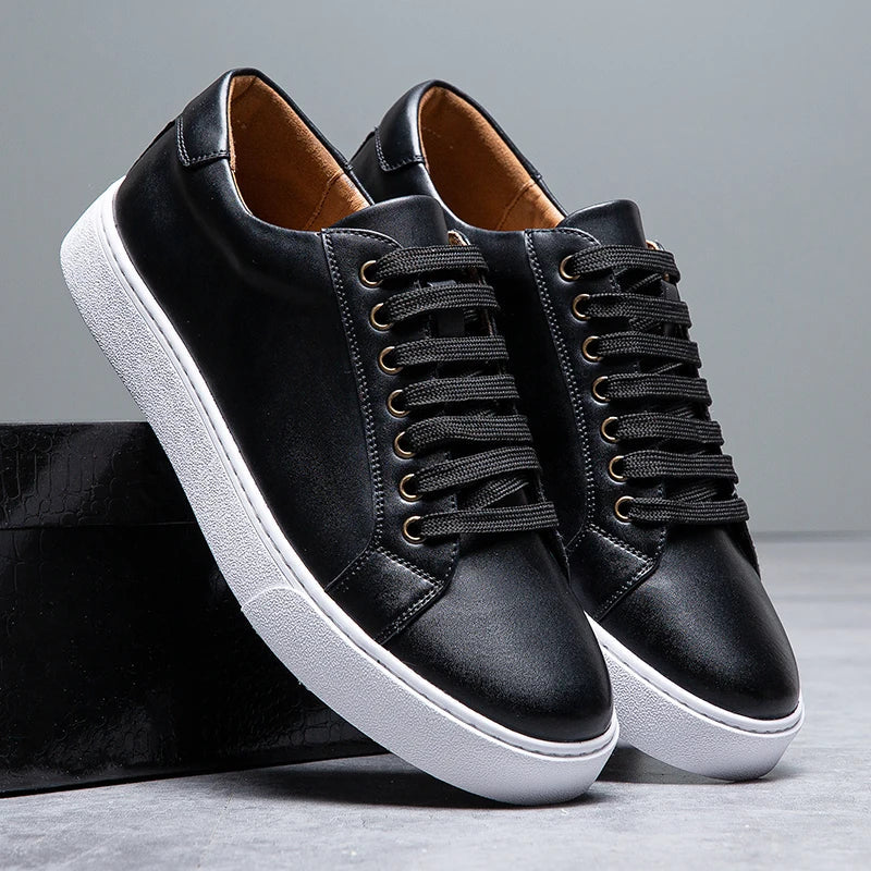 Men's Sneakers Genuine Leather Casual Footwear