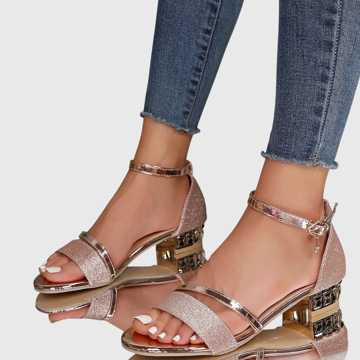 Ava | Adjustable Heeled Sandals