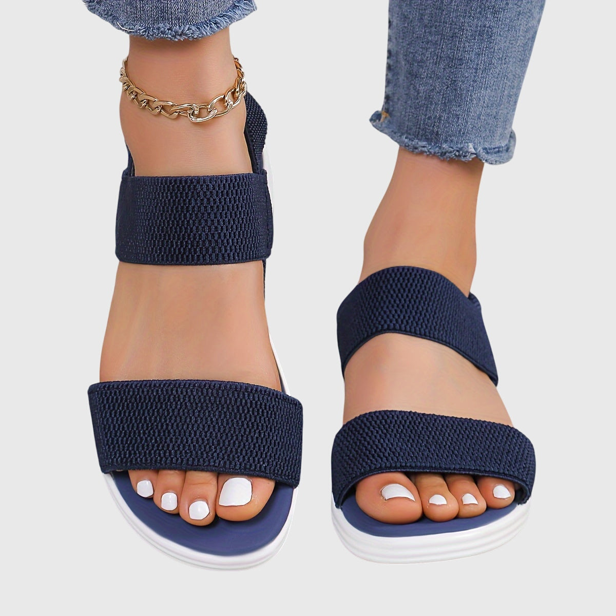 Bridget | Cushioned Stretch Sandals