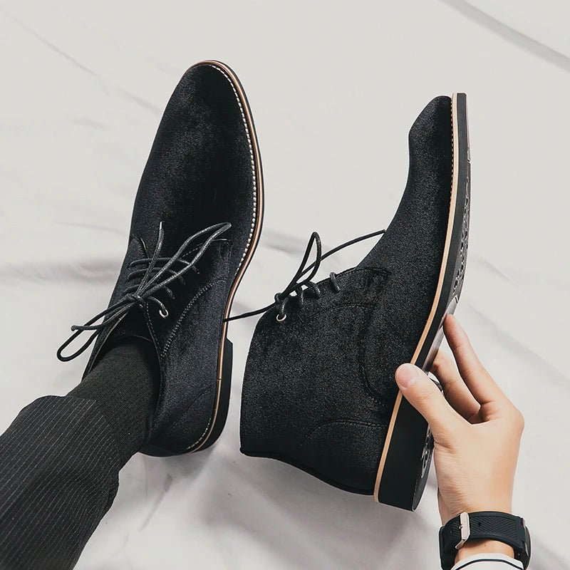 Men's Classic Lace-Up Boots - Sterling Leather - Casual Footwear