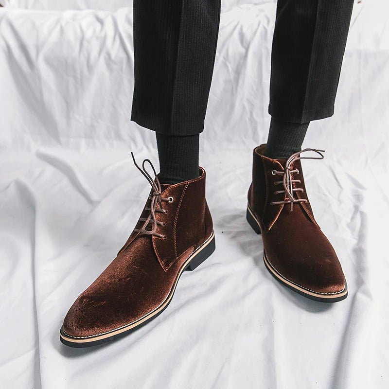 Men's Classic Lace-Up Boots - Sterling Leather - Casual Footwear