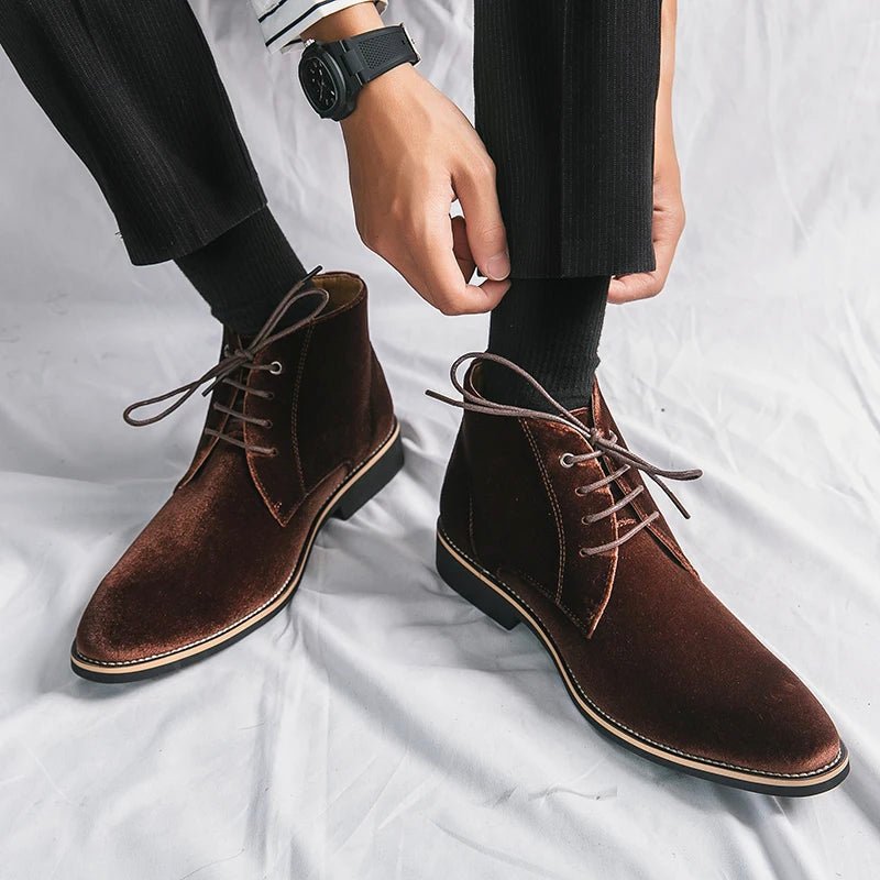 Men's Classic Lace-Up Boots - Sterling Leather - Casual Footwear