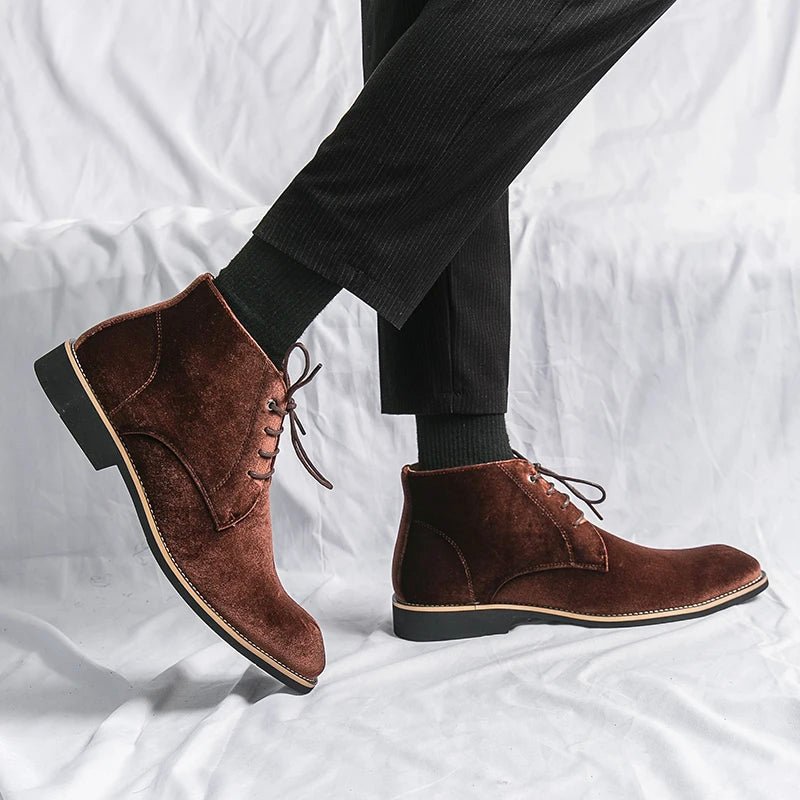 Men's Classic Lace-Up Boots - Sterling Leather - Casual Footwear