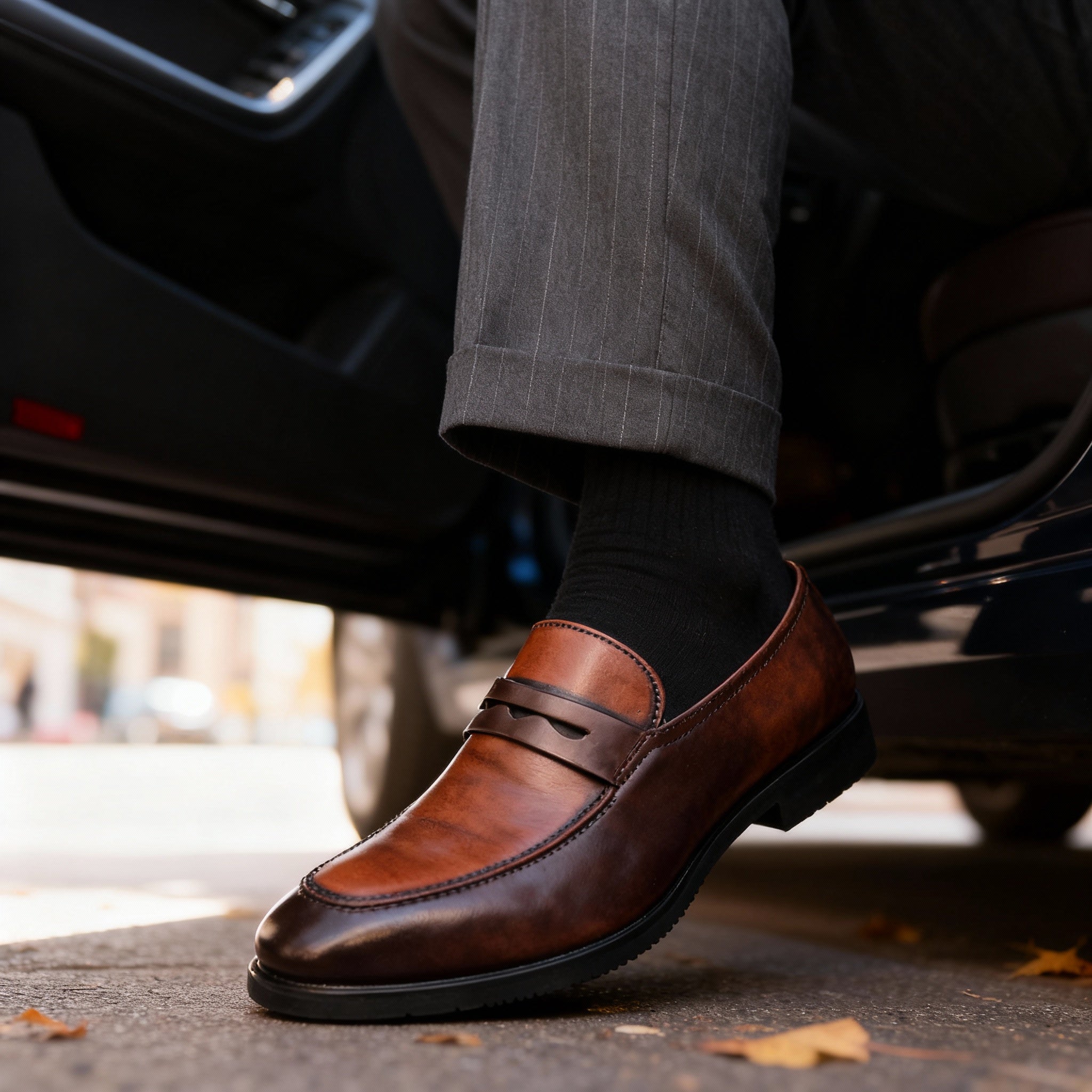 Men's Loafers Slip-On Casual Footwear