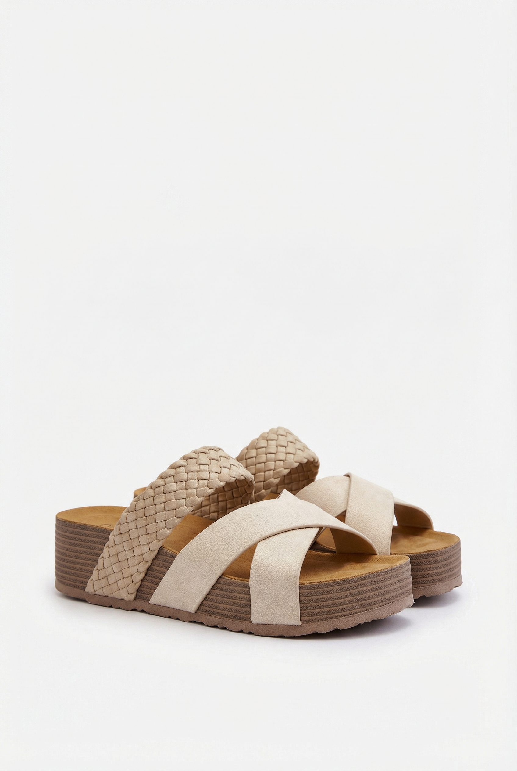 Women's Sandals Lightweight Fabric Ergonomic Support Open Toe Casual Design