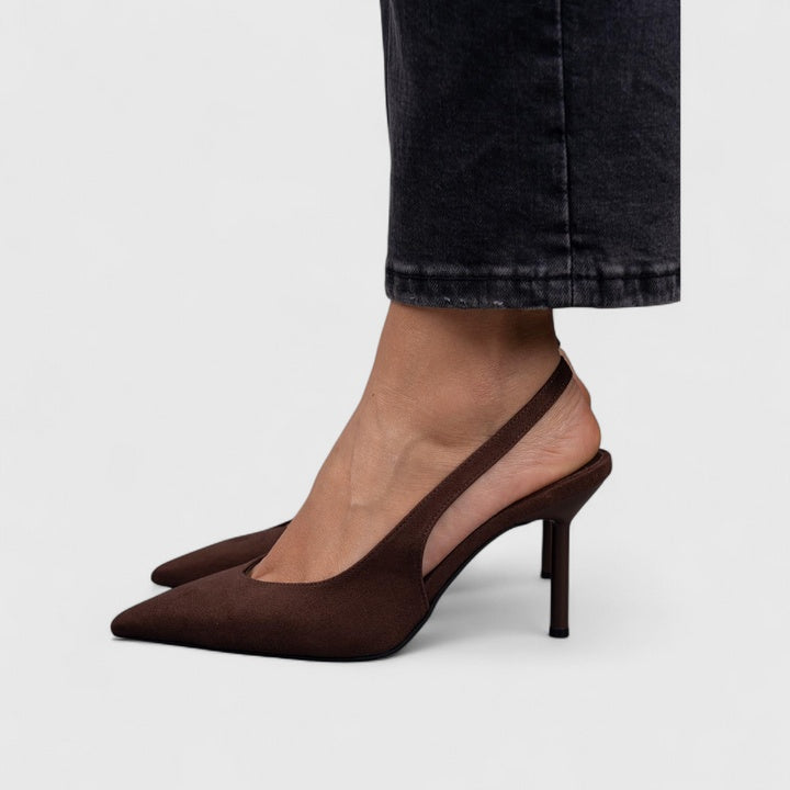 Classic Nude Low Heel Pumps