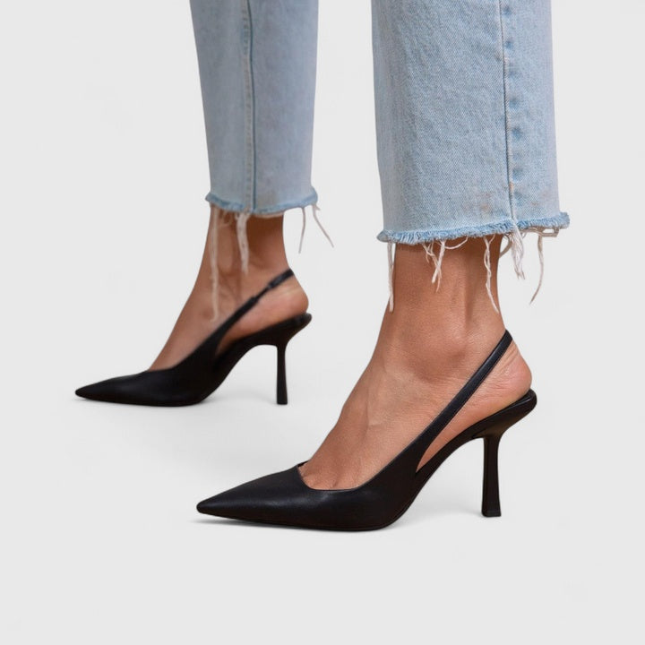 Classic Nude Low Heel Pumps