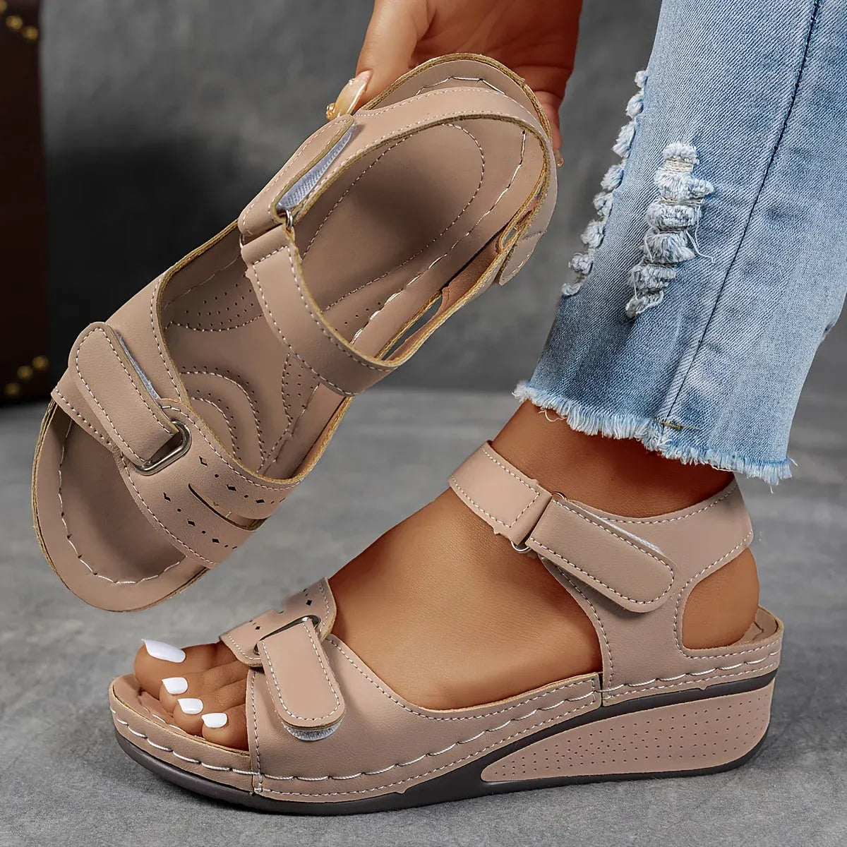 Women's Orthopedic Strap Sandal Non-Slip Casual Footwear