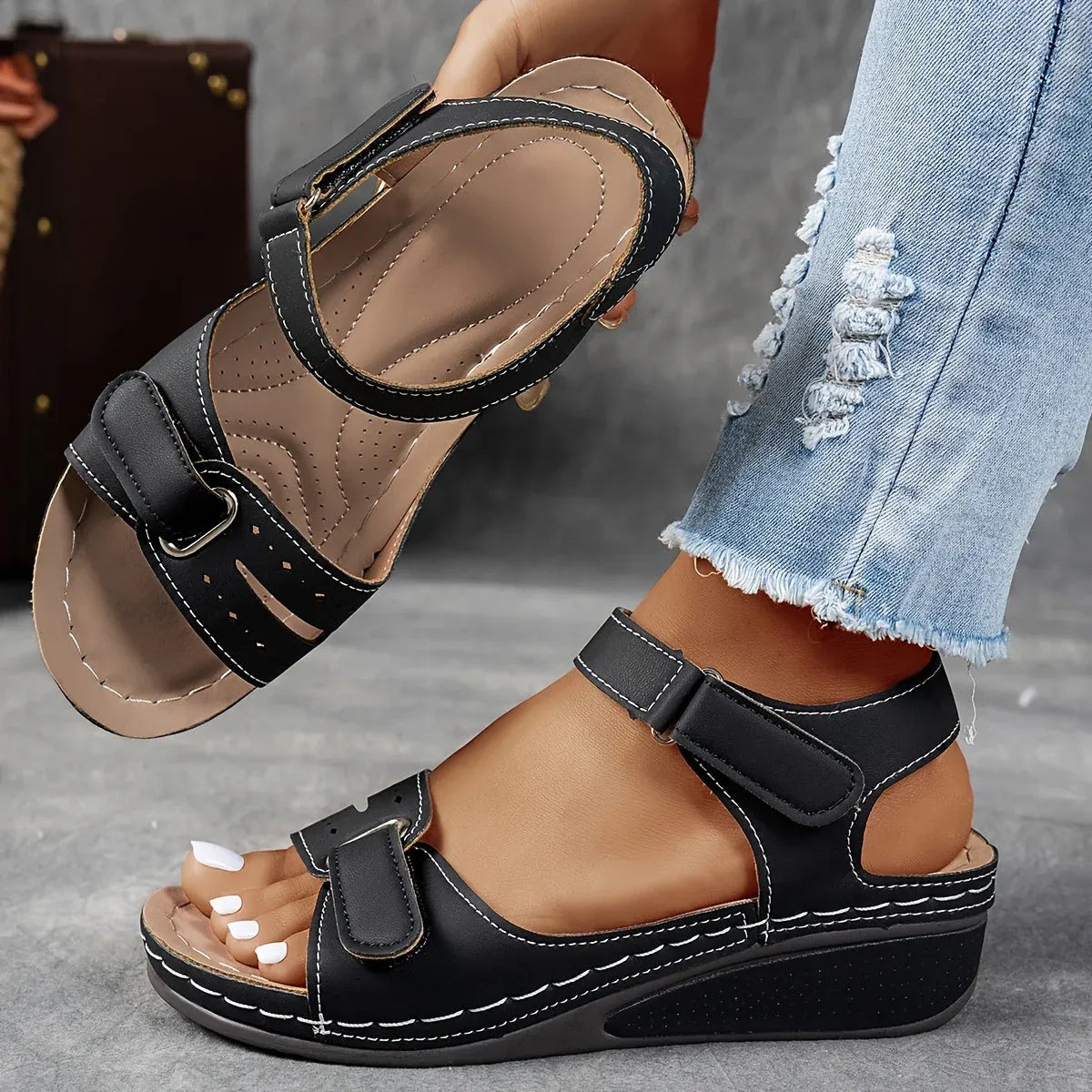 Women's Orthopedic Strap Sandal Non-Slip Casual Footwear