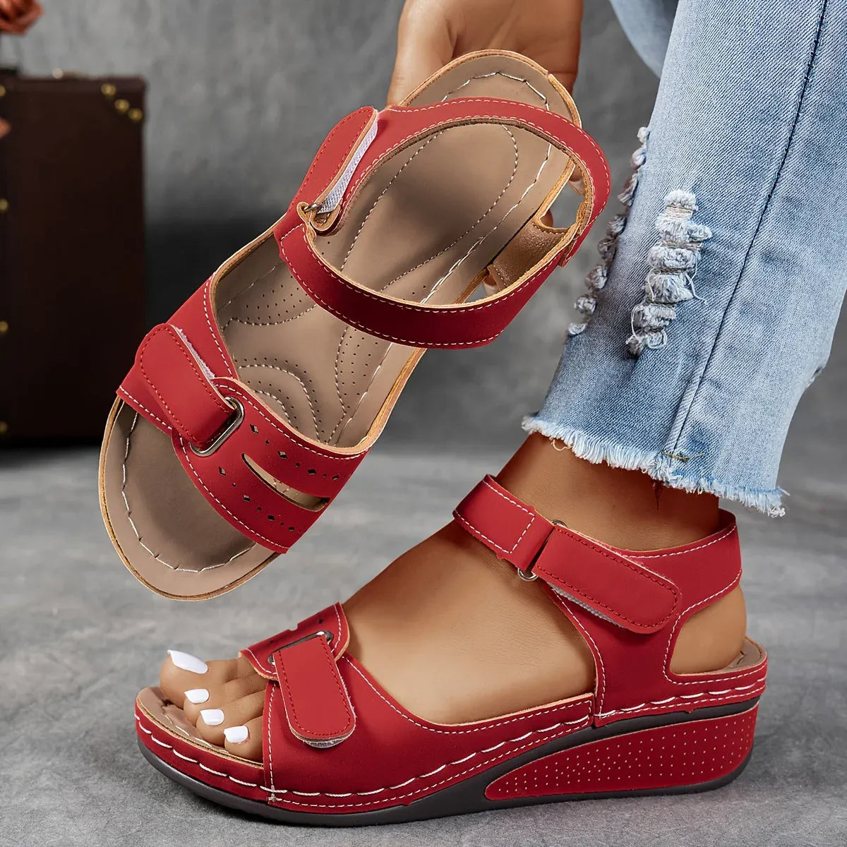 Women's Orthopedic Strap Sandal Non-Slip Casual Footwear