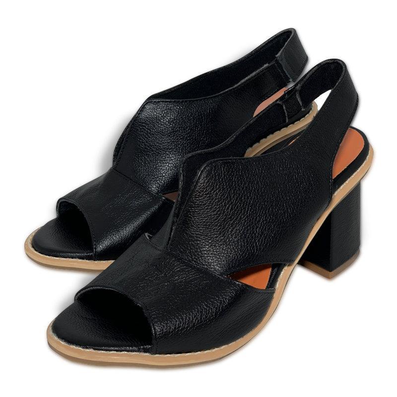 Women's Block Heel Open Toe Sandals for Work & Special Occasions Cushioned Footbed Stable Heel Dressy Evening Shoe | Thomler