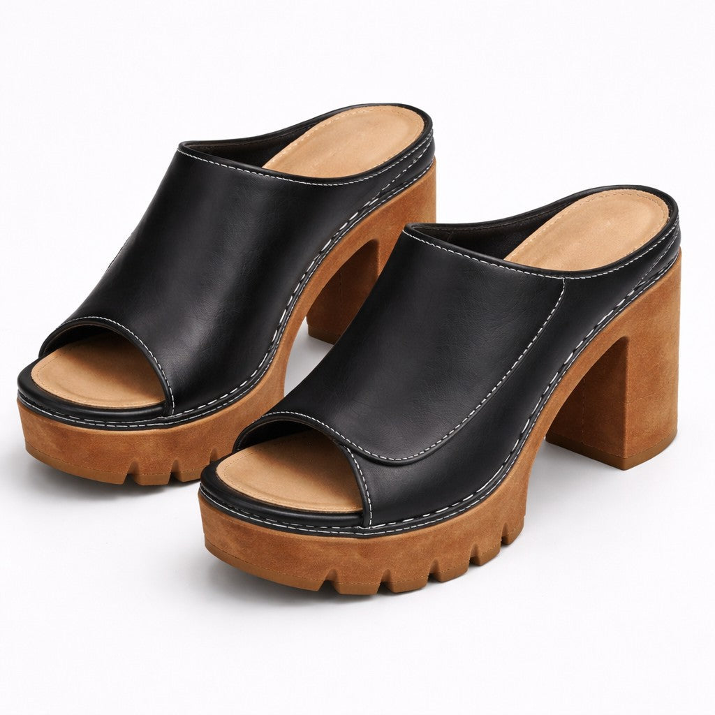 Platform Strap Heels | Valenira