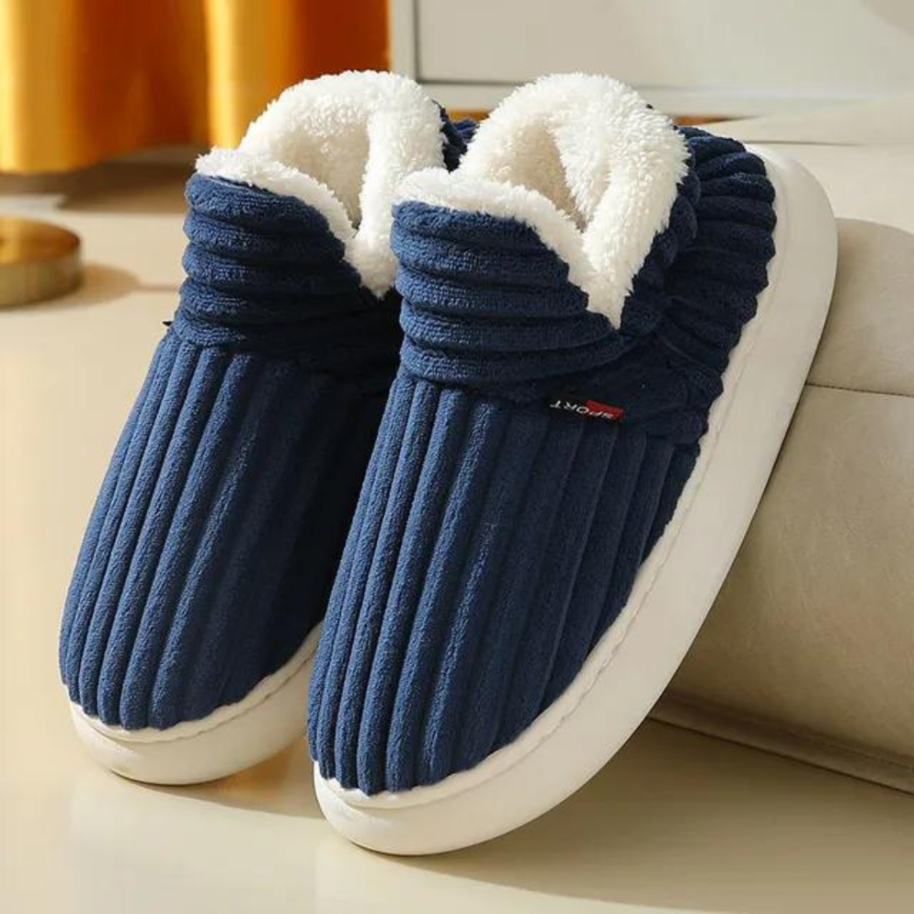 Shirley | Cozy Corduroy Fleece-Lined House Slippers